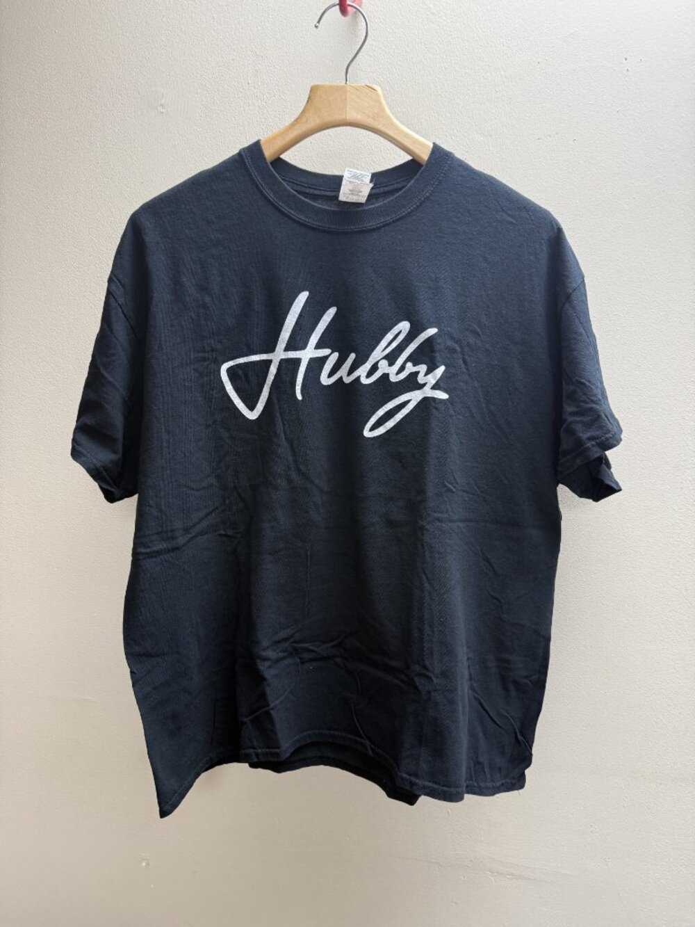 Gildan Heavy Cotton Men's XL Short Sleeve HUBBY T-shirt